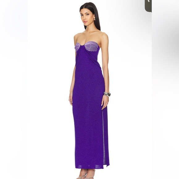 NWT BAOBAB Britney Maxi Dress in Poder purple -Size S - Picture 5 of 13